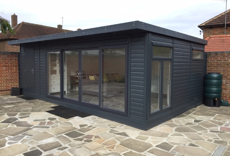 Combination Garden Room with Sliding Doors Kent