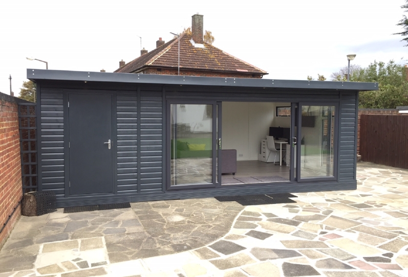 Combination Garden Room with Sliding Doors Kent