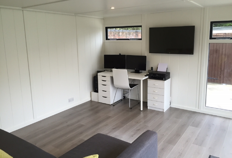 Combination Garden Room with Sliding Doors Kent