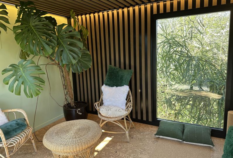 garden building interior design
