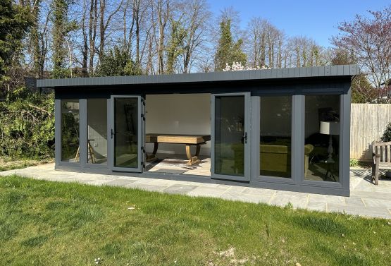 7.2m x 3.7m Kite Garden Room in Sussex