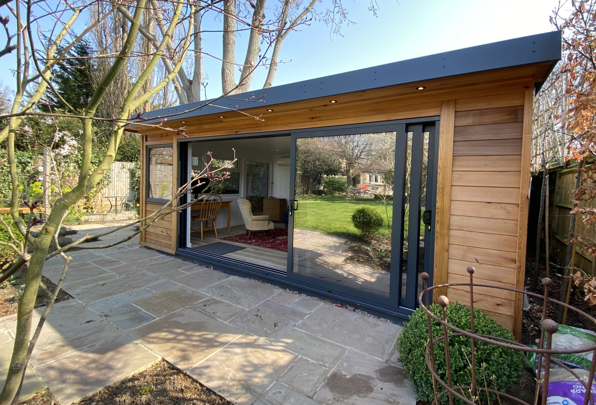 Garden Buildings with Trisliding Doors Bakers Garden Buildings