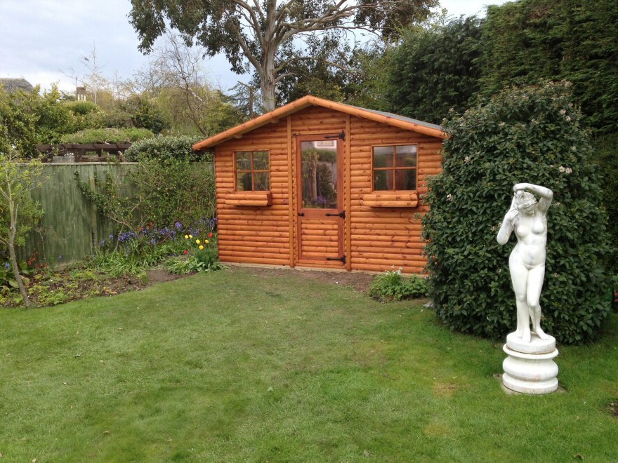 log cabin in hampshire bakers garden buildings