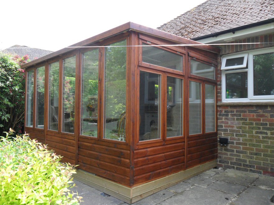 Lean to attached conservatory porch