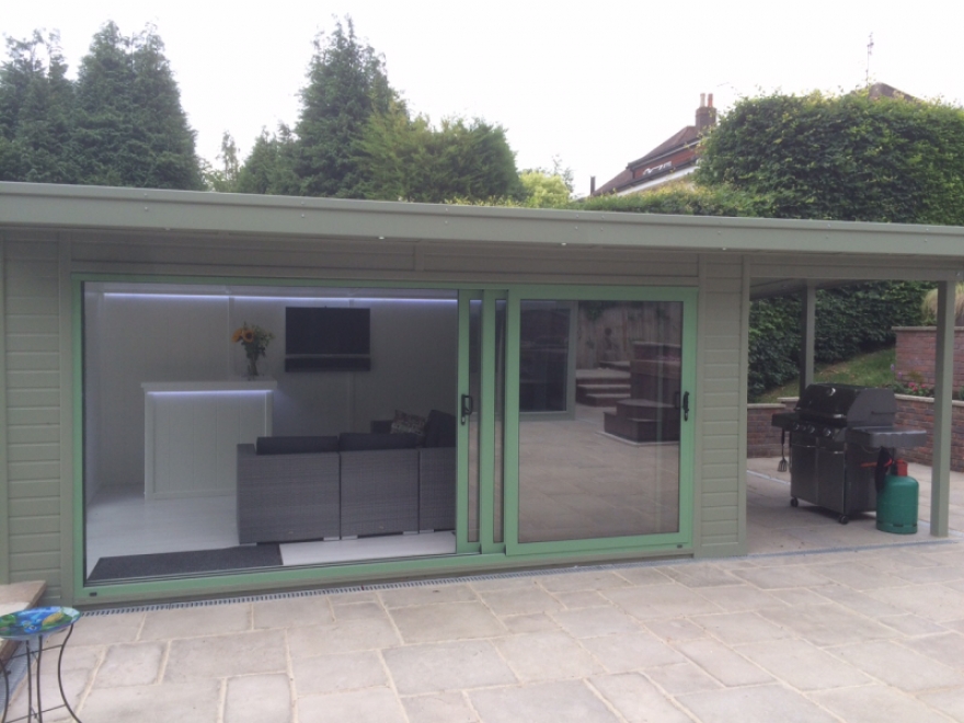This building features our tricoya cladding painted in Sadolin Superdec 'Jungle Green'