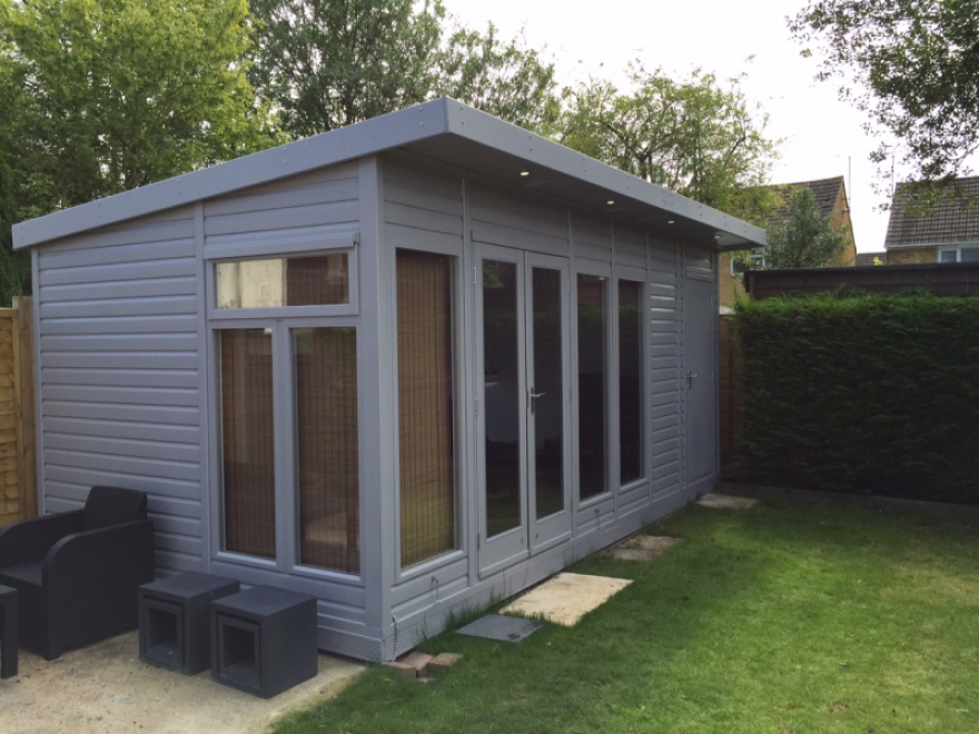 4430 x 3000 combination garden room with 1220 x 3000 storage section