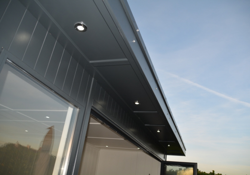 This customer chose to upgrade to colour matched Tricoya external cladding, ensuring a virtually maintenance free option