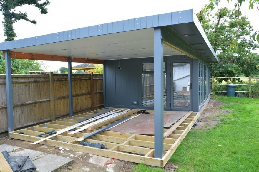 canopy with decking 
