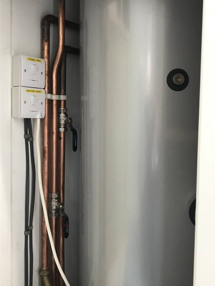 unvented hot water system