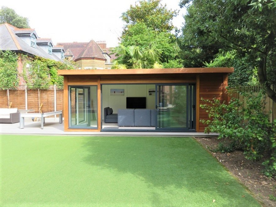 multi-purpose garden room is self-contained for the whole family to enjoy