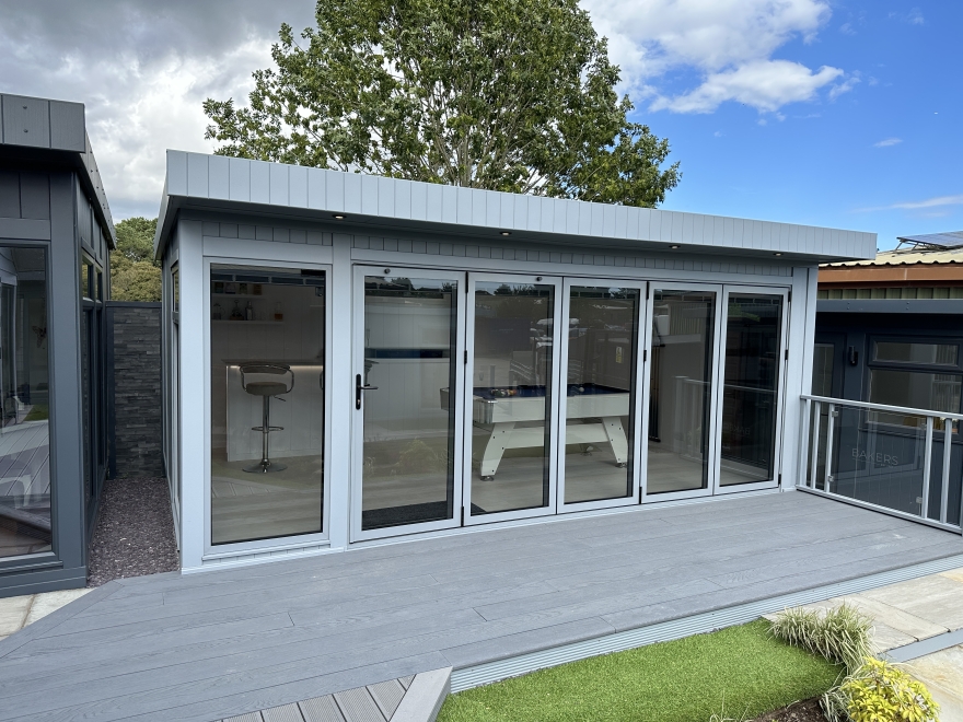 Put the finishing touches to your new summer room or garden office with a complete decking and hard landscaping service. 