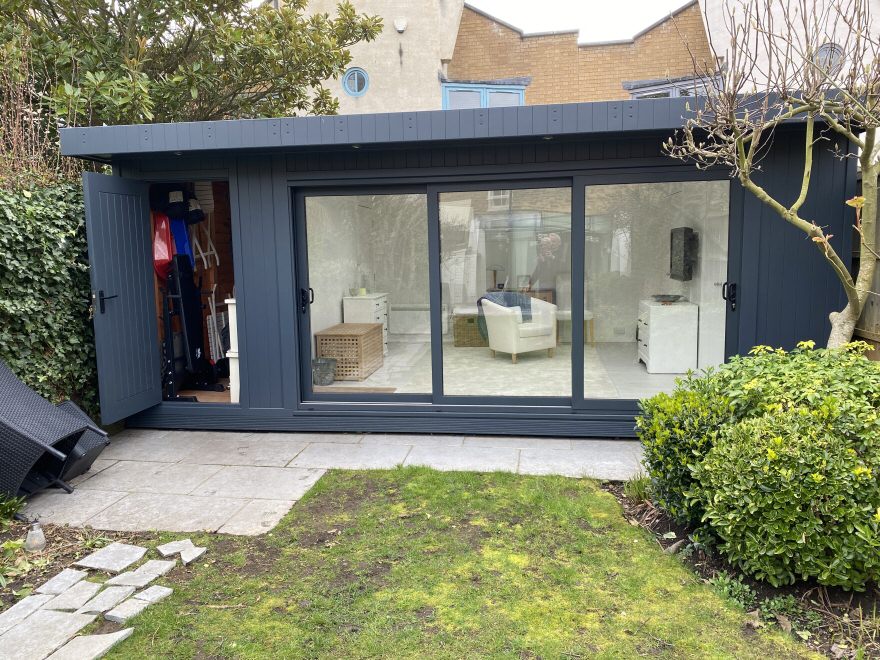 Combination summerhouse and shed in London 