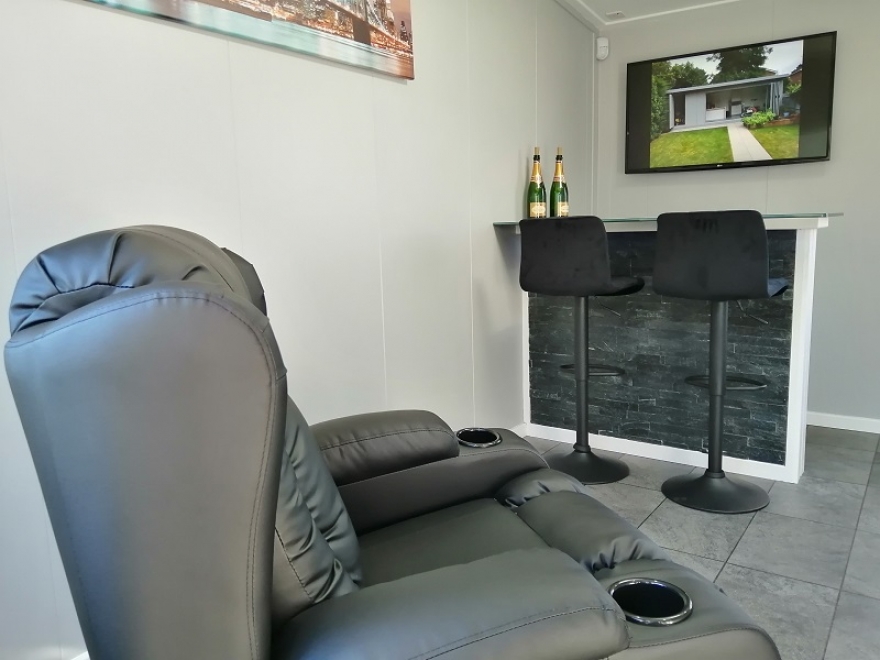 mancave with bar 