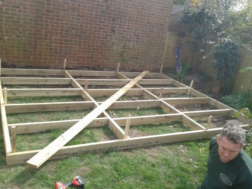 Our popular steel & timber framed base option