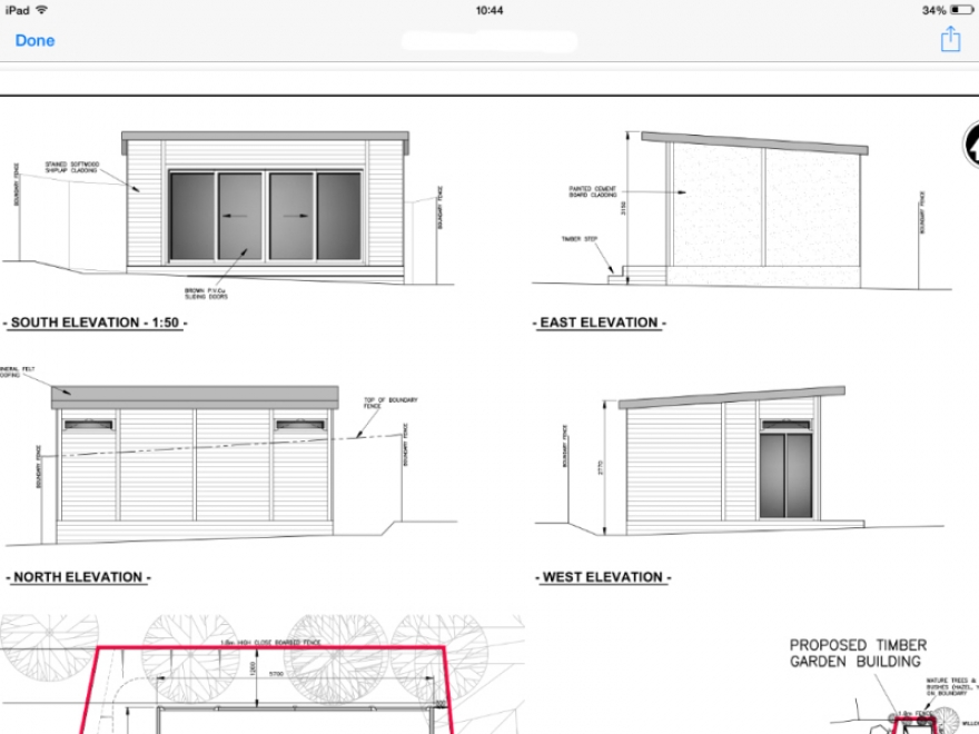  Plan drawing as part of planning application
