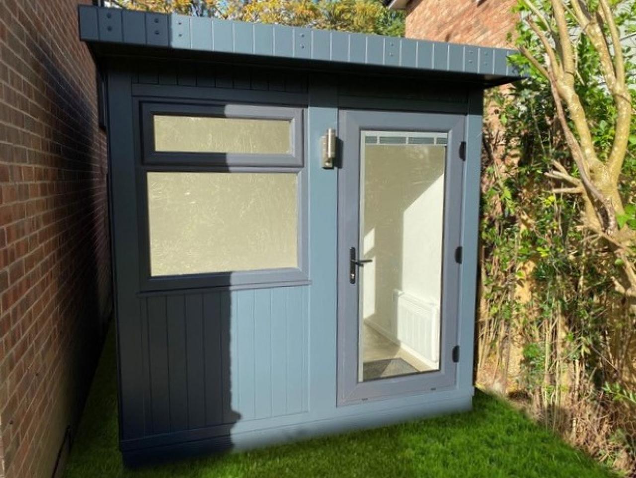 A selection of images for our New Small Garden Offices. You can have one ready to use in as little as 6 weeks from order. 
REF: SGO