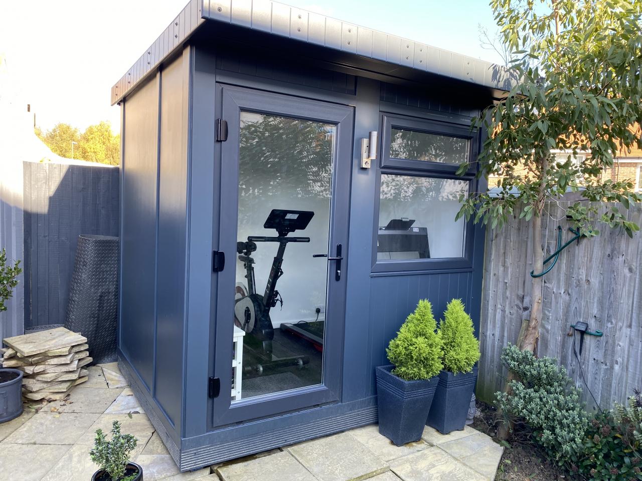 A selection of images for our New Small Garden Offices. You can have one ready to use in as little as 6 weeks from order. 
REF: SGO