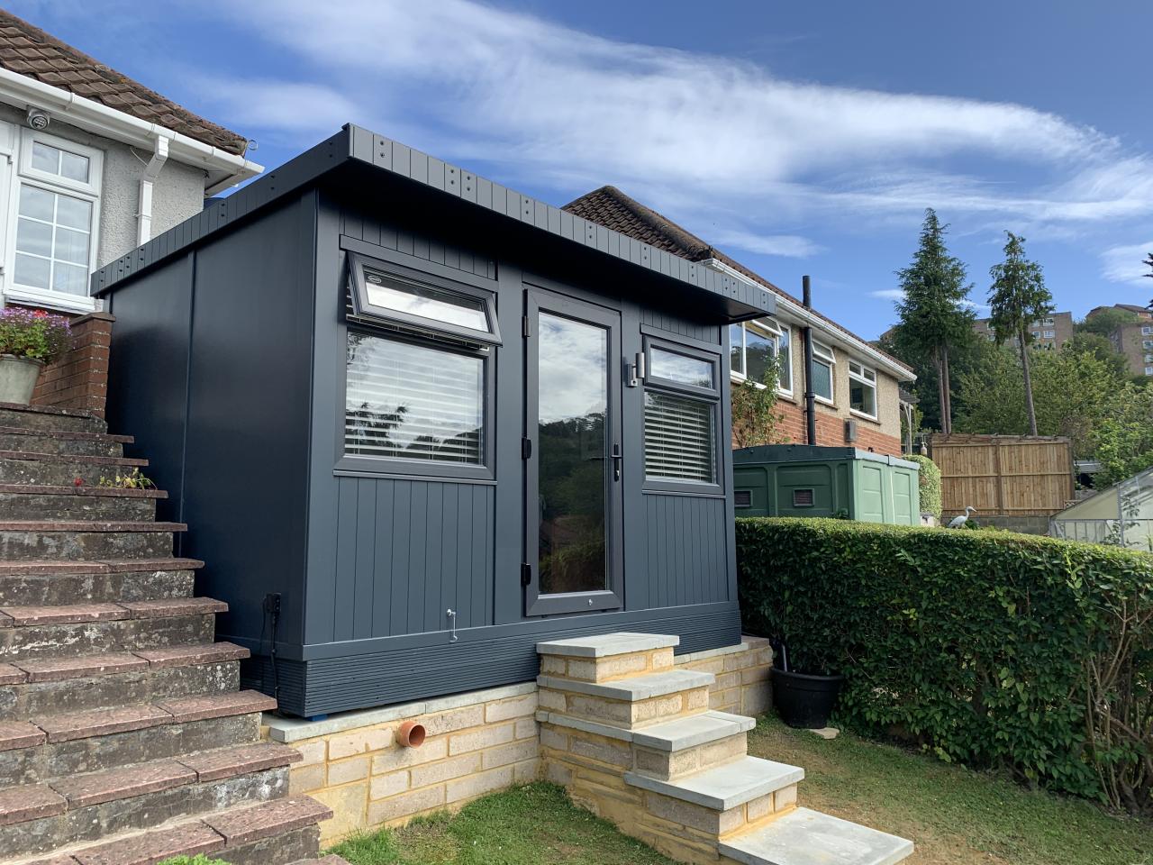 A selection of images for our New Small Garden Offices. You can have one ready to use in as little as 6 weeks from order. 
REF: SGO